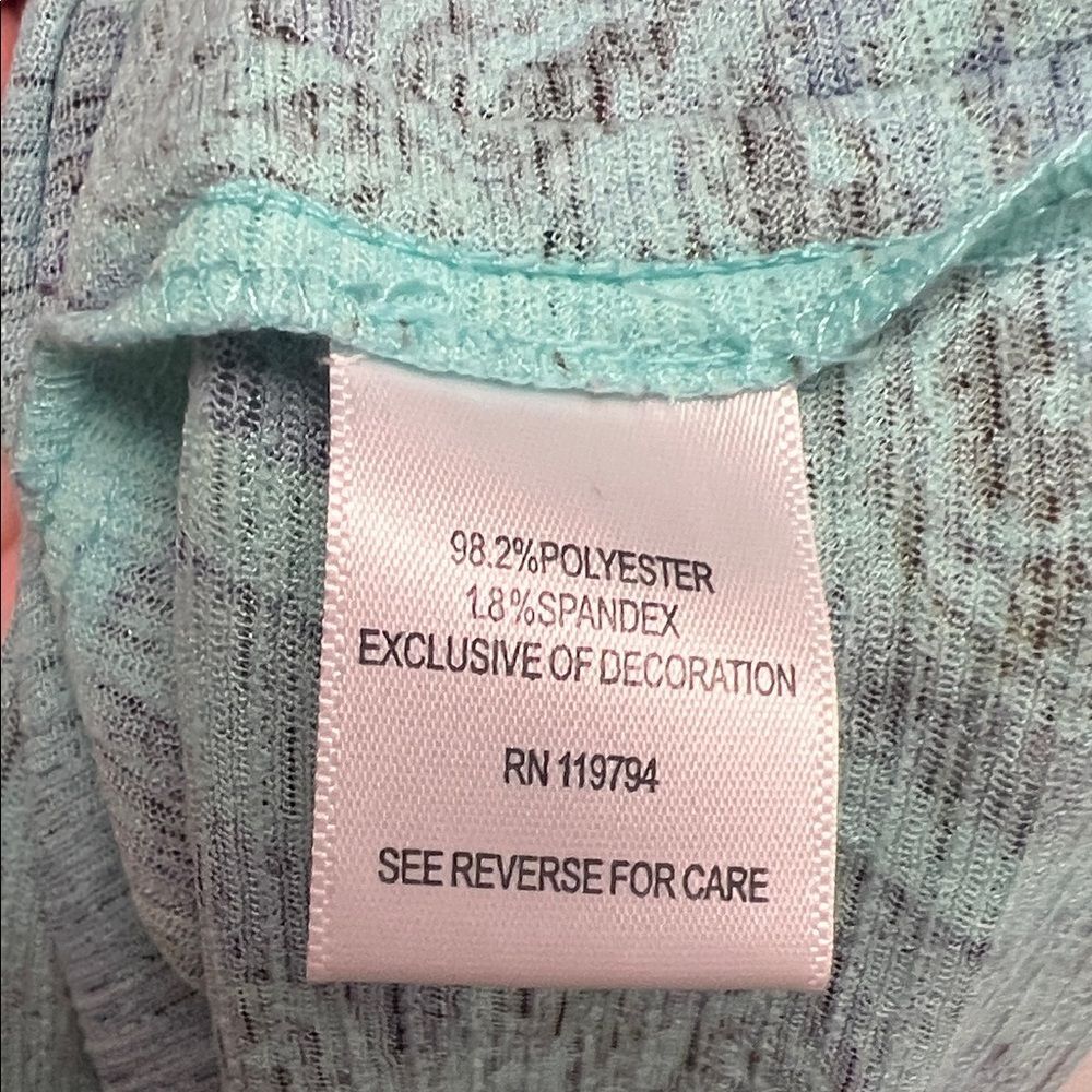 One World Multicolor Tunic With Blue Accents - image 3